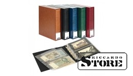 PUBLICA M kolekcinis albumas iki 80 banknotų arba atvirukų. Žalios spalvos.