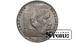 Vokietija, 5 reichsmarkės, 1935 m., E, sidabras, NGC MS 64
