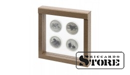 NIMBUS 150, internal size: 150 x 150 mm, wood imitation