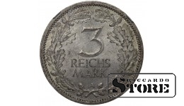 Vokietija, 3 reichsmarkai, 1931 A, sidabras, NGC MS 62