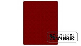Dark red velour tray 2910E with Ø21.5 mm compartments for storing small coins, tokens, and other collectibles.
