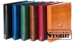 Empty "Half Penny" binder, blue color