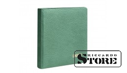 Ring binder Karat LEATHER, empty – green