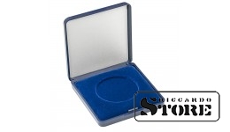 Dėklas su mėlynu įdėklu monetoms / monetų kapsulėms, kurių išorinis skersmuo iki 43 mm