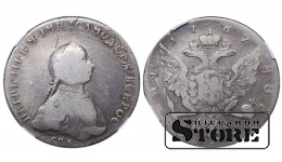 Российская Империя, 1 рубль, 1762 год, SPB-NK, NGC VG DETAILS, Пётр III