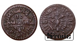 Российская империя, 1 полушка, 1705 год