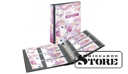 PUBLICA M albumas skirtas suvenyrinių eurų banknotų saugojimui. Komplekte yra 10 dvipusių polimerinių lapų, talpinančių iki 60 banknotų. Patikima apsauga ir patogus naudojimas.