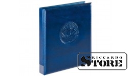 Empty "Half Penny" binder, blue color