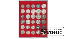 Raudonas veliūrinis dėklas 2115E (Ø38 mm)