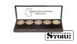 Dėklas 1 metų Vokietijos 2 eurų monetų rinkiniui