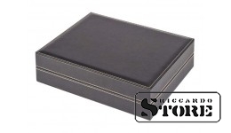 NERA XL dėklas su 3 intarpais, aptrauktas tamsiai raudonu veliūru, skirtas 27 sertifikuotoms monetoms 63x85 mm iš Amerikos vertinimo kompanijų