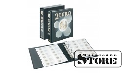 Iliustruotas PUBLICA M albumas 2 eurų monetoms laikyti. 2 tomas (chronologiškai nuo Italijos 2015 m.). Su apsaugine dėžute.