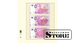 T-Blanko sistemos lapai su 3 klemmtasche juostelėmis, kiekviena 76 mm pločio. Tinka ženklų, banknotų ir kitų kolekcinių objektų laikymui. Skaidrūs lapai, suderinami su T-Blanko albumais. Pakuotėje 10 lapų.