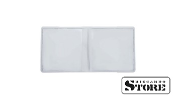 Dvigubi monetų vokeliai iš polimerinės plėvelės, sulankstomi per pusę, 130 x 65 mm, pakuotėje 100 vnt.