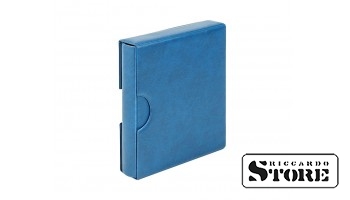 Set with Karat CLASSIC coin album and protective slipcase with convenient notch, blue