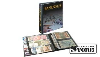 PUBLICA M banknotų albumas su 20 dvipusių Multi Collect sistemos lapų dviem variantais. Galima pildyti iš abiejų pusių.