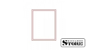 Veliūrinė dėklas RAUCHGLAS modifikacijoje be skyrių, 210×270×20 mm