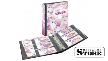 PUBLICA M albumas skirtas suvenyrinių eurų banknotų saugojimui. Komplekte yra 10 dvipusių polimerinių lapų, talpinančių iki 60 banknotų. Patikima apsauga ir patogus naudojimas.