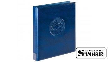 Empty "Half Penny" binder, blue color