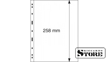Universalūs UNIPLATE sistemos lapai su 1 juostele-klipsine kišene (258 mm), juodos spalvos, komplekte 5 lapai