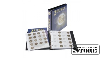 Iliustruotas albumas 2 eurų proginių monetų chronologiniam išdėstymui. 1 tomas: visos euro leidėjos šalys (chronologiškai iki Ispanijos 2012 m.).