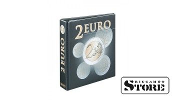 PUBLICA M segtuvas stilingu „2 Euro“ dizainu, skirtas tvarkingam ir patogiam 2 eurų proginėms ir įprastoms monetoms saugoti. Tuščias, be lapų, tinka savarankiškai kolekcijai komplektuoti.
