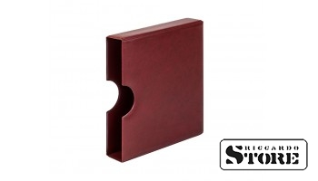 Protective slipcase in wine red color (compatible with Karat binders).