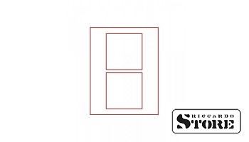 Veliūrinis dėklas RAUCHGLAS modifikacijoje su 2 kvadratinėmis lizdais 125x125 mm monetoms, medaliams ir kitiems kolekcionuojamiems daiktams.