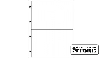 Permatomi lapai A4 albumams su 2 langeliais (220 mm × 150 mm). Pakuotėje 10 lapų.